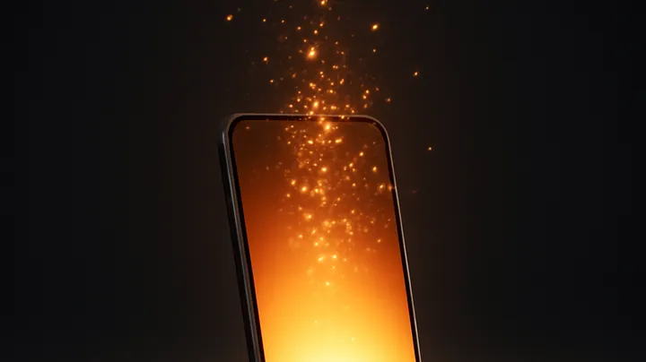 TK3666 COM - Modern phone with glowing screen TK3666 COM Modern phone with glowing screen